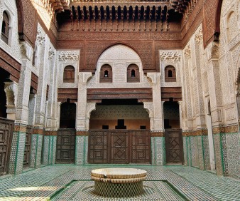 best Medersa to visit is  Attarine in Fez
