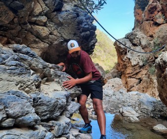 hiking in the the Atlas mountains in Morocco