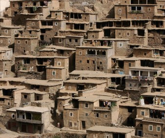 Berber village in the atlas Mountains in Morocco