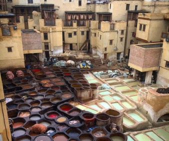 the tanneries of Chouara in Fez Medina