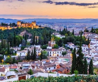 Alhambra palace Moorish monument in Granada